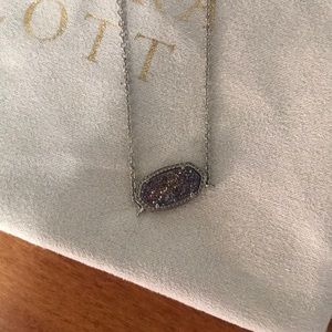 Multi color drusy Kendra Scott necklace